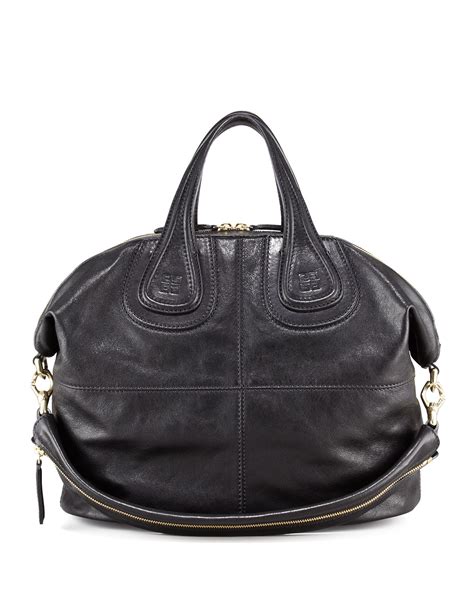 givenchy black nightingale medium|Givenchy Nightingale Medium Leather Satchel Bag, Black.